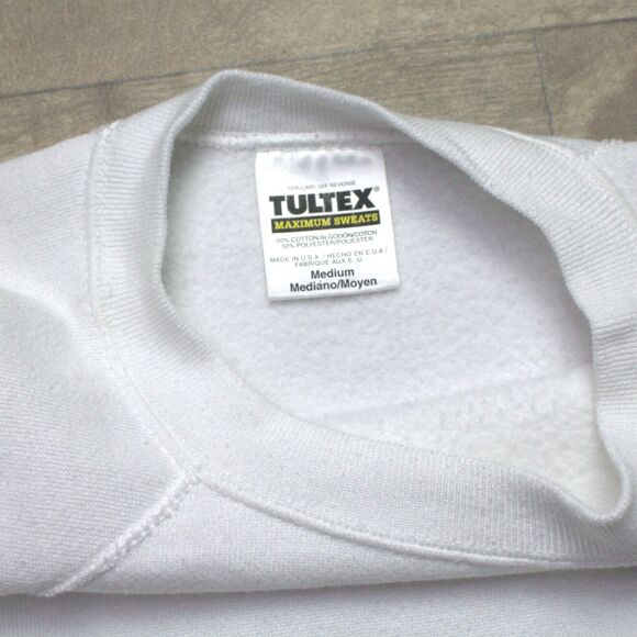 VTG Tultex Maximum Sweats Sweatshirt Men's Size Medium Eagles Embroidered - Picture 3 of 4
